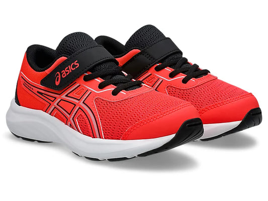 Asics Contend 9 PS Kids - Flash Red/Blue Fade (Velcro)