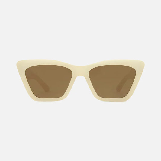 Tahoe - Gloss Translucent Seashell Frame with Brown Lens
