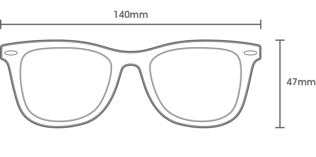 Wow Vision - Polarized Gloss Black Frame Sunglasses