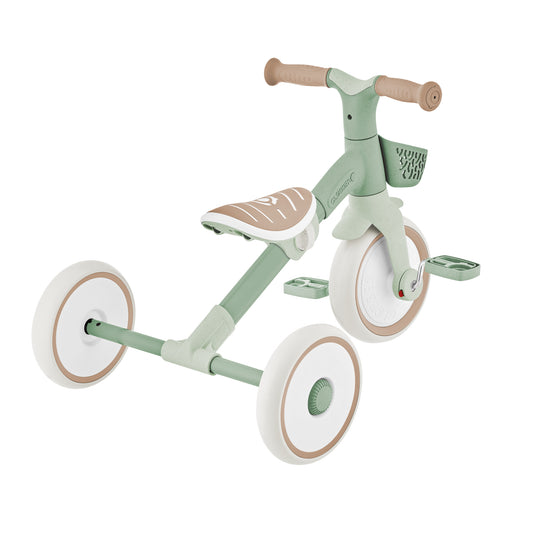 Globber Learning Trike 2in1 PLUS Ecologic - Pistachio