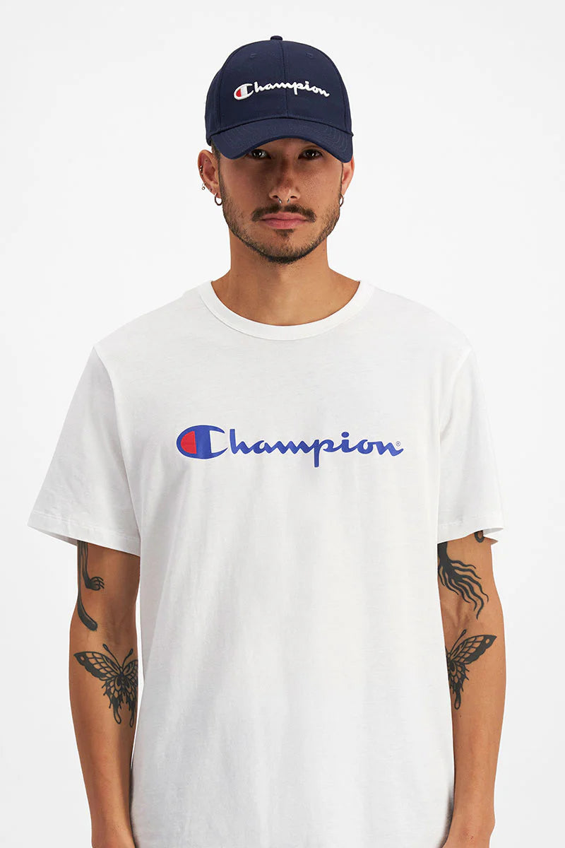 Champion Legacy Script Cap - Navy