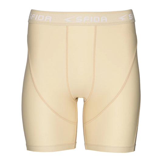 Sfida Compression Mens Half Short - Cream