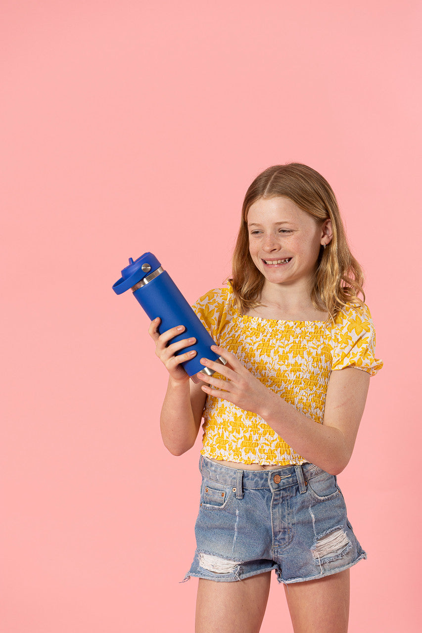 Big Insulated Water Bottle 650ml - Lagoon