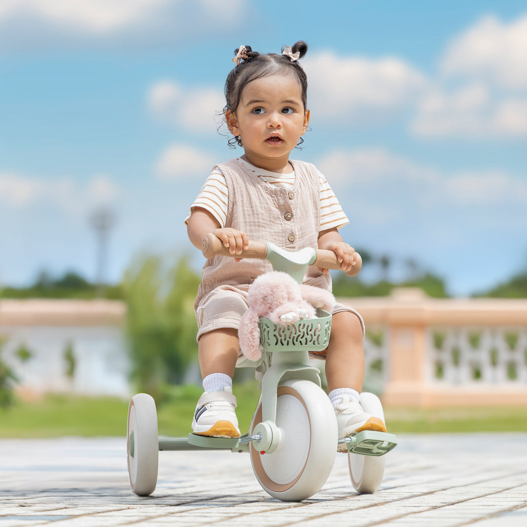 Globber Learning Trike 2in1 PLUS Ecologic - Pistachio