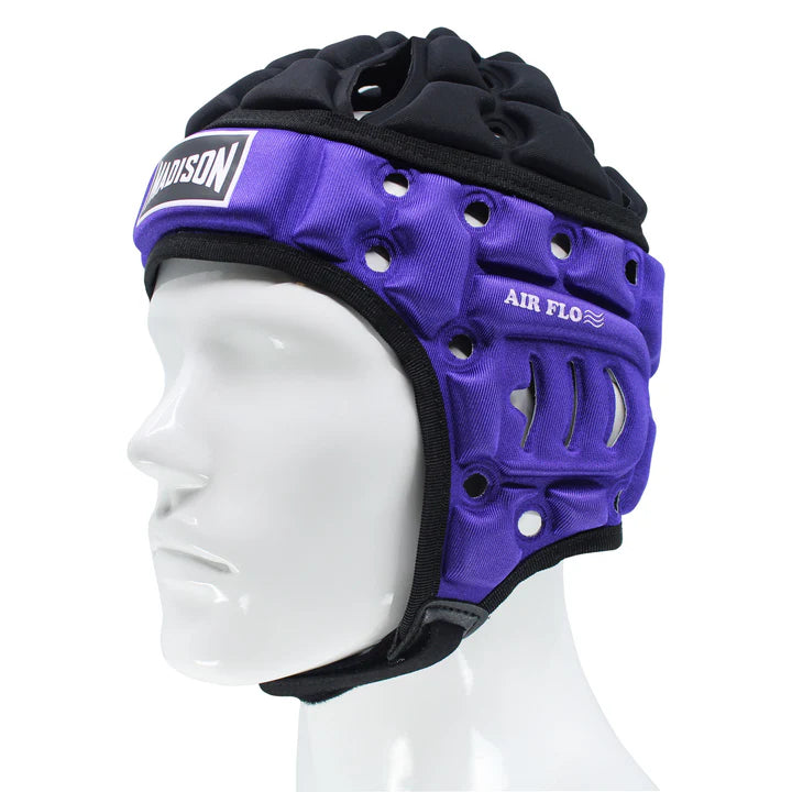 Madison Air Flo Headguard - Small Purple/Black