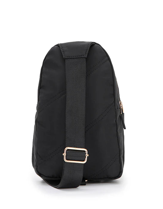Tosca Harlow Slinger Bag - Black Stitch