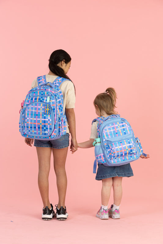 Little Kids Backpack - Pastel Plaid