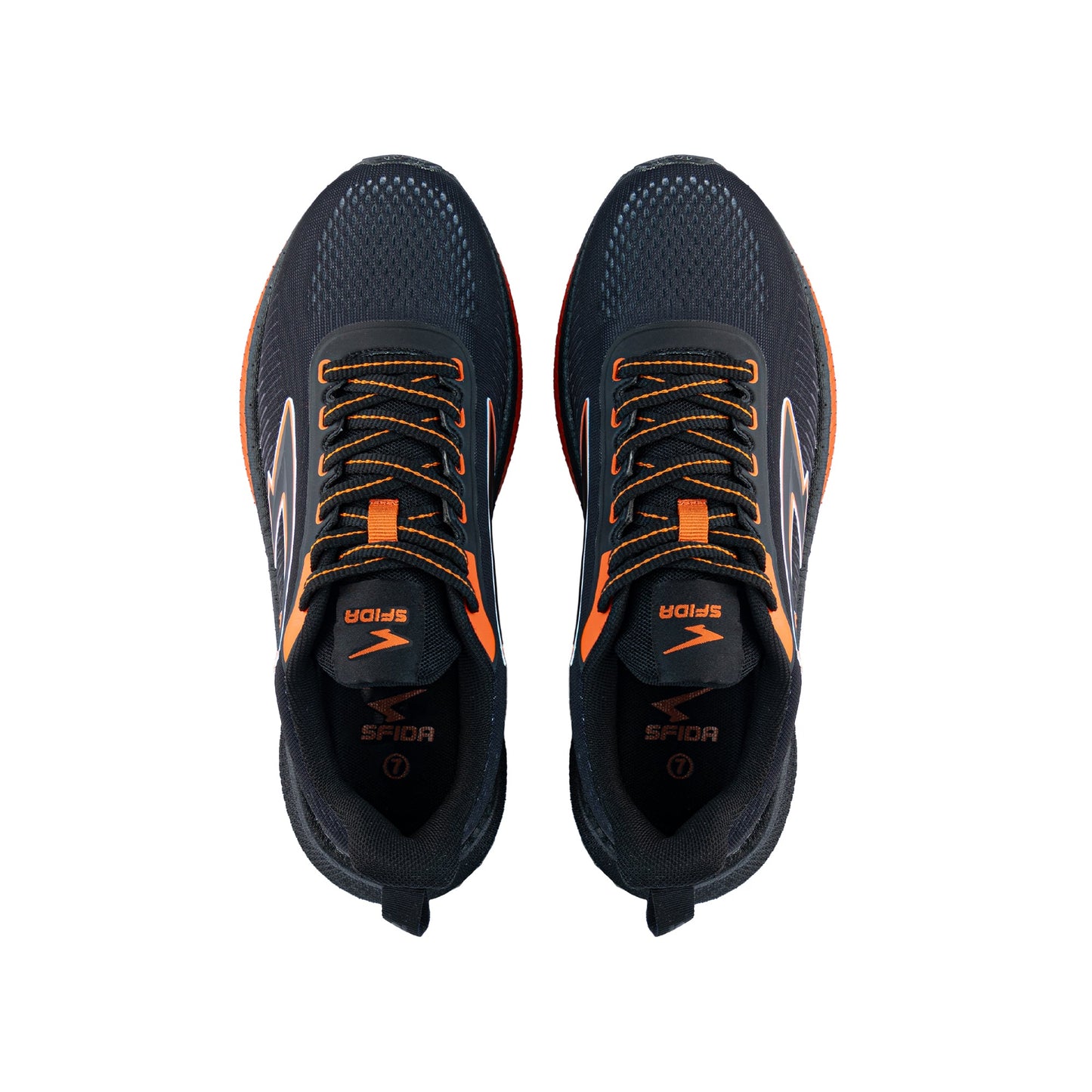 Sfida Performance Mens Runner - Black/Orange