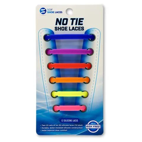 No Tie Shoe Laces - Rainbow