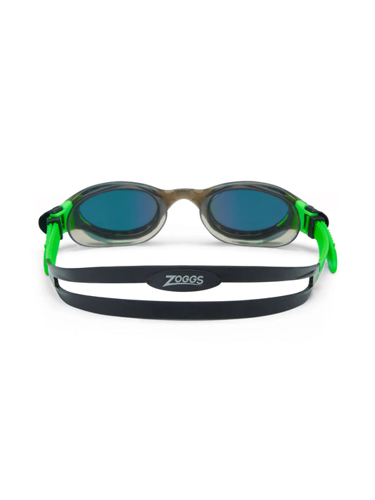 Zoggs Phantom 2.0 Junior Titanium - Black/Green/Mirror