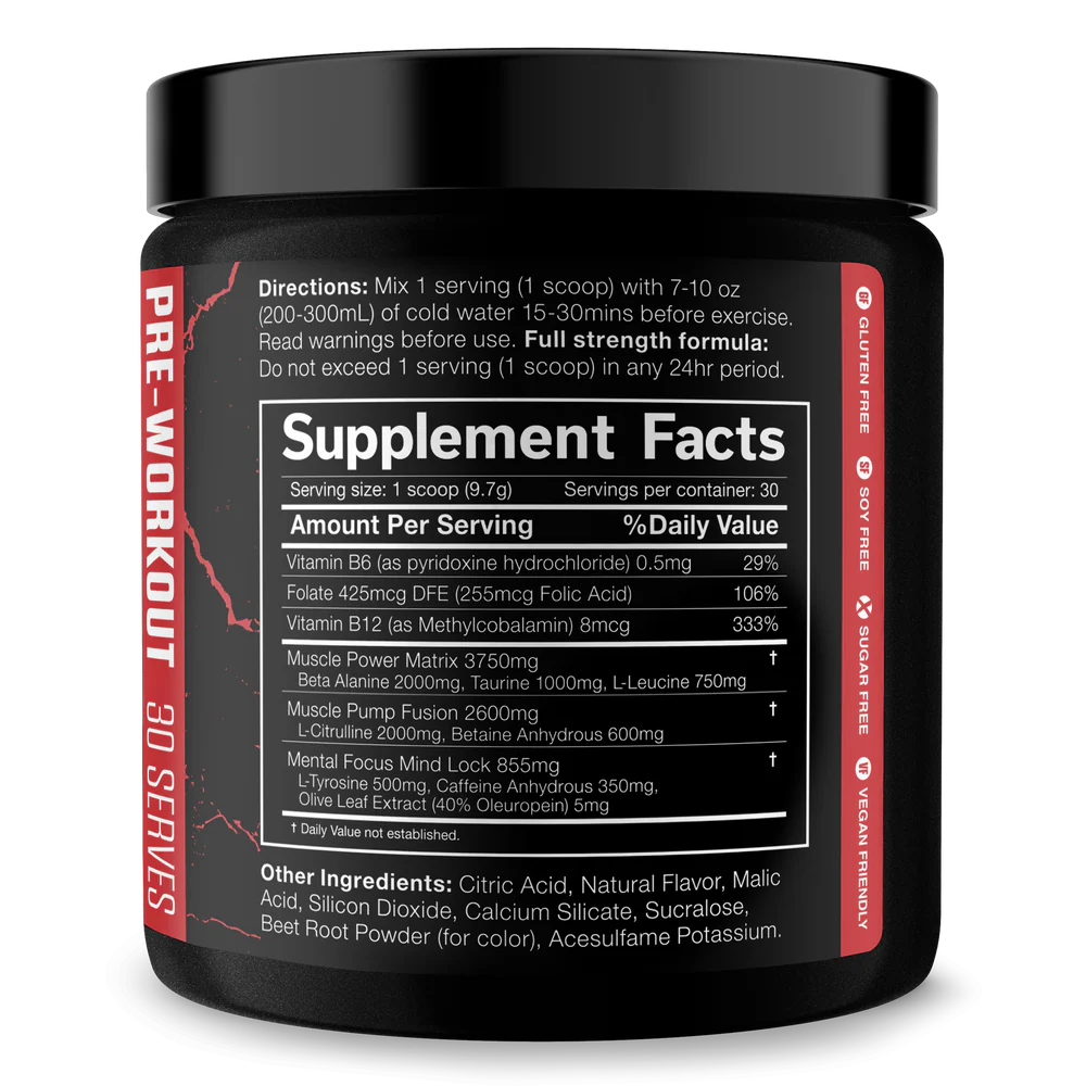 JNX The Shadow! Pre Workout - Watermelon