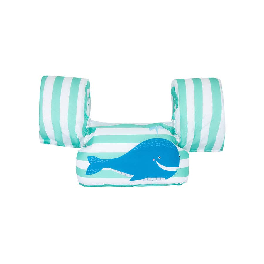 Swim Essentials Puddle Jumper Swim Vest, Green Whale