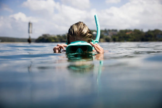Mirage Sunsets Mask and Snorkel Set - Black