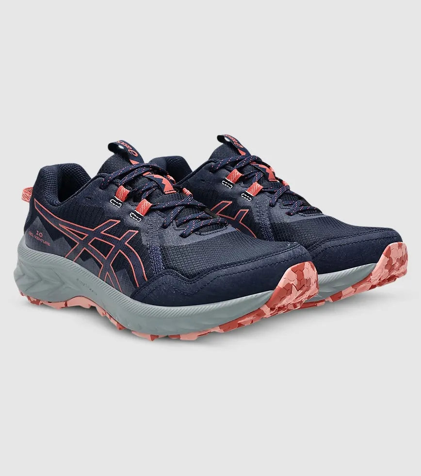 Asics Gel Venture 10 Womens Trail Running EXTRA WIDE - Midnight/Indigo Fog