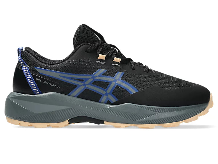 Asics Pre Venture 11 GS Kids Running  - Black/Asics Blue