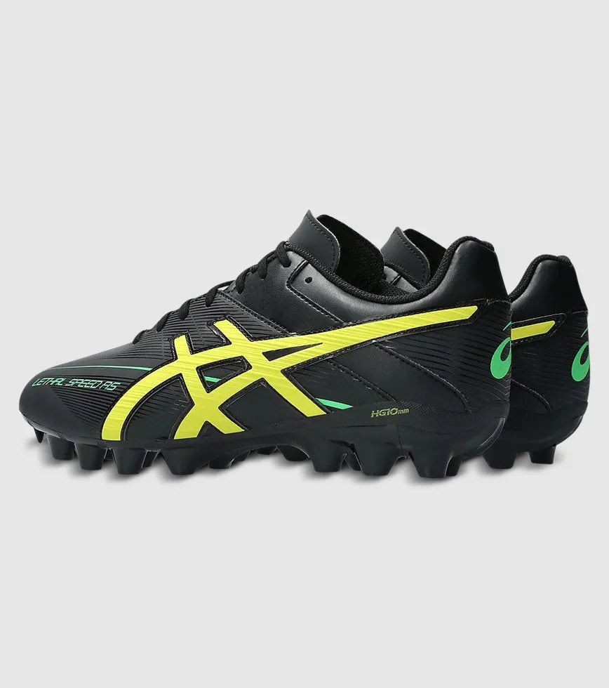 Asics Lethal Speed RS Football Boot - Black/Lemon Spark