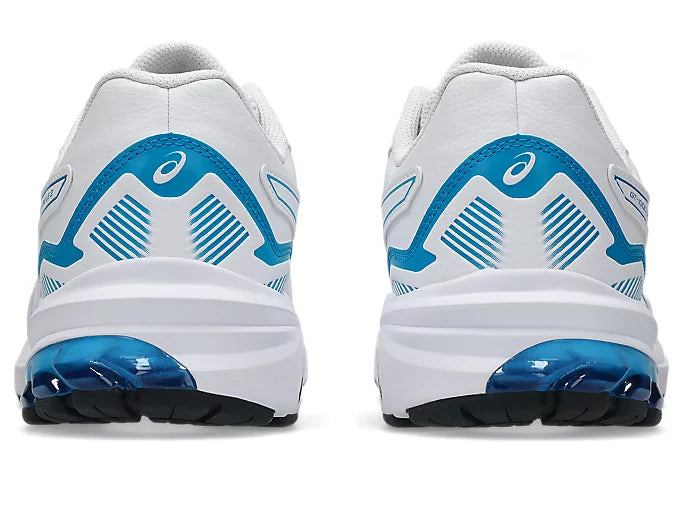 Asics GT-1000 Leather 2 Mens (4E Extra Wide) - White/Aegean Blue