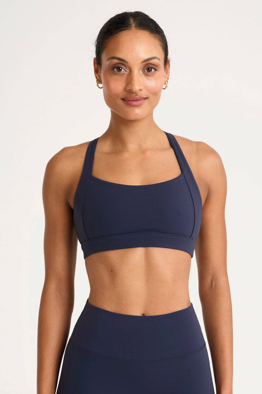 ALLFENIX CloudCore Cross Over Core Sports Bra - Navy
