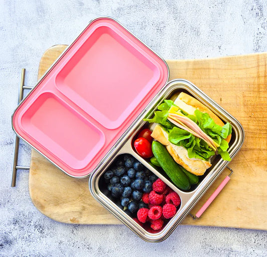 Bento Lunch Box 2 Leak Proof - Rose