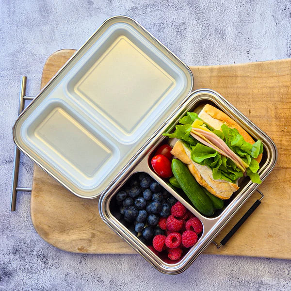 Bento Lunch Box 2 Leak Proof - White