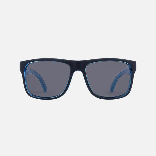 Crimson - Polarized Matt Black Cyan Frame