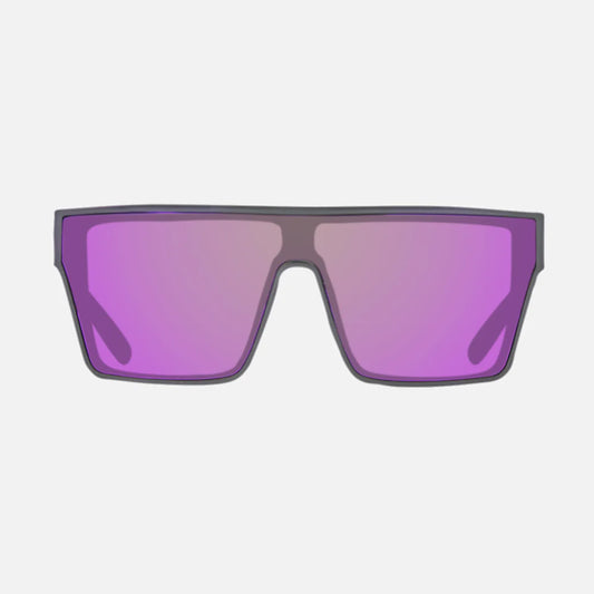Voodoo - Matte Black Frame Grey Pink Iridium Lens