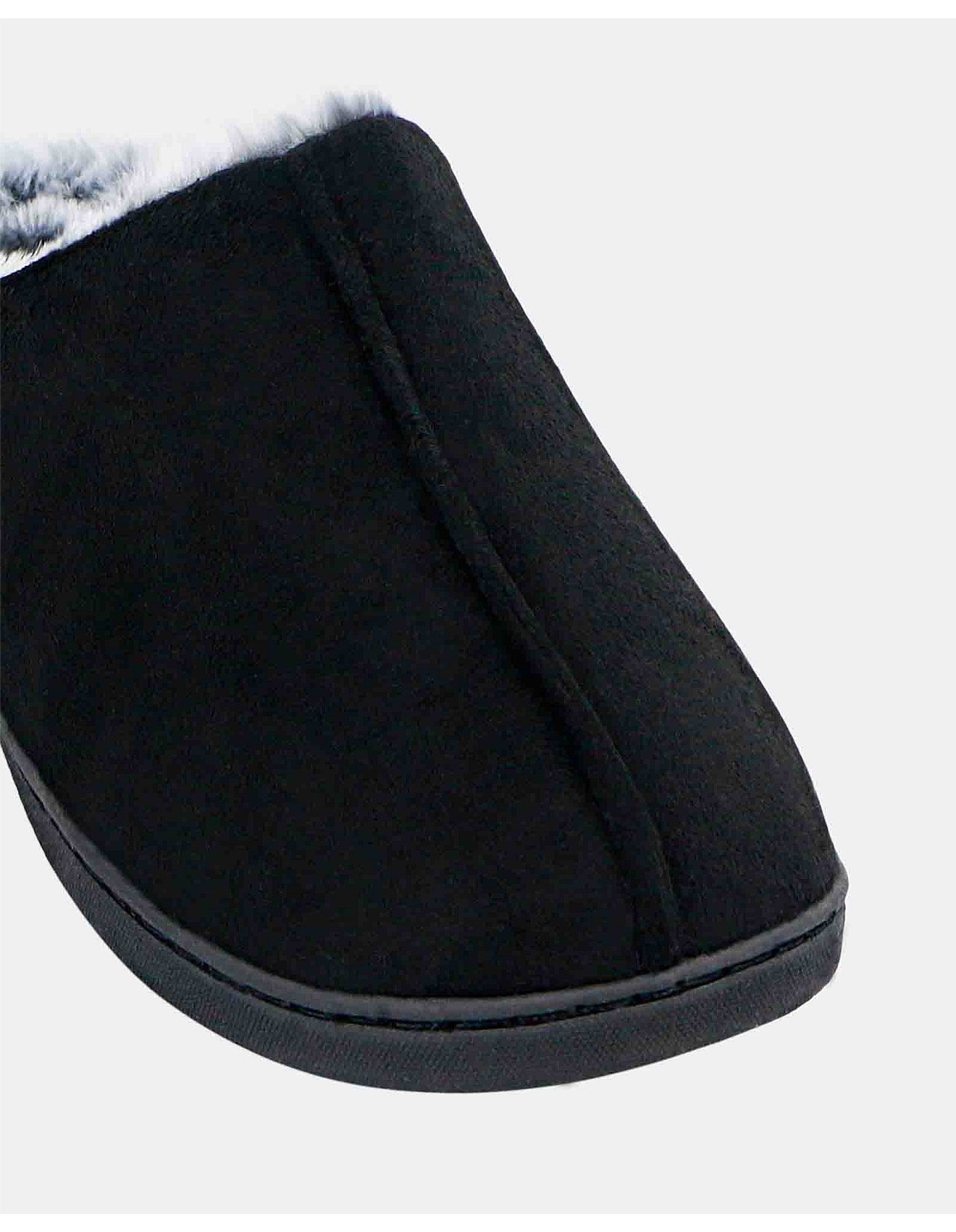 Mackenzie Scuff Slipper - Black