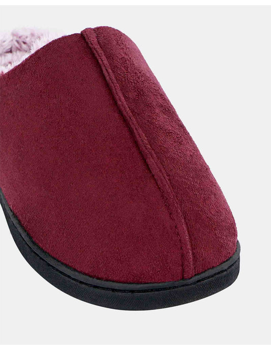 Mackenzie Scuff Slipper - Wine