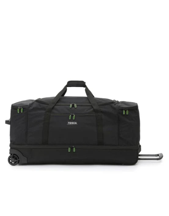 Tosca Large 85cm Split Compartment Wheel Bag - Black
