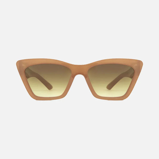 Tahoe - Gloss Translucent Nude Frame with Gradient Brown Lens