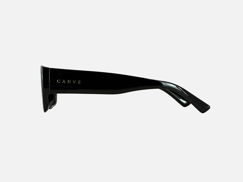 Vinca Sunglasses - Matt Black Grey Lens