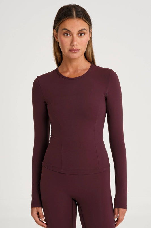Allfenix CloudCore Lite Panel Long Sleeve - Raisin