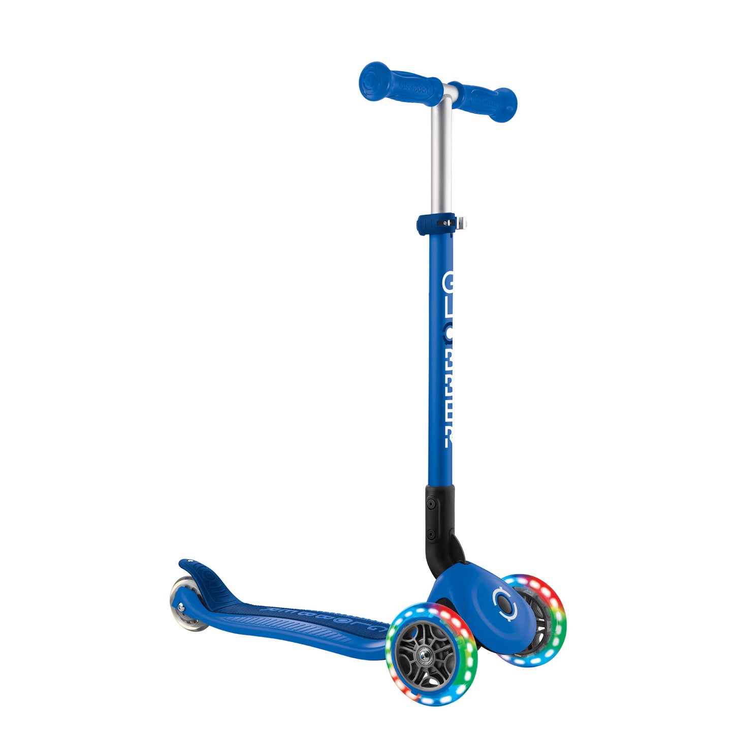 Globber Primo Foldable Lights - Navy Blue