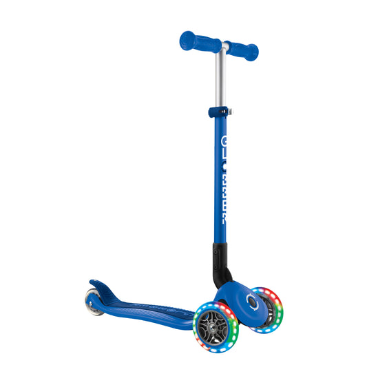 Globber Primo Foldable Lights - Navy Blue