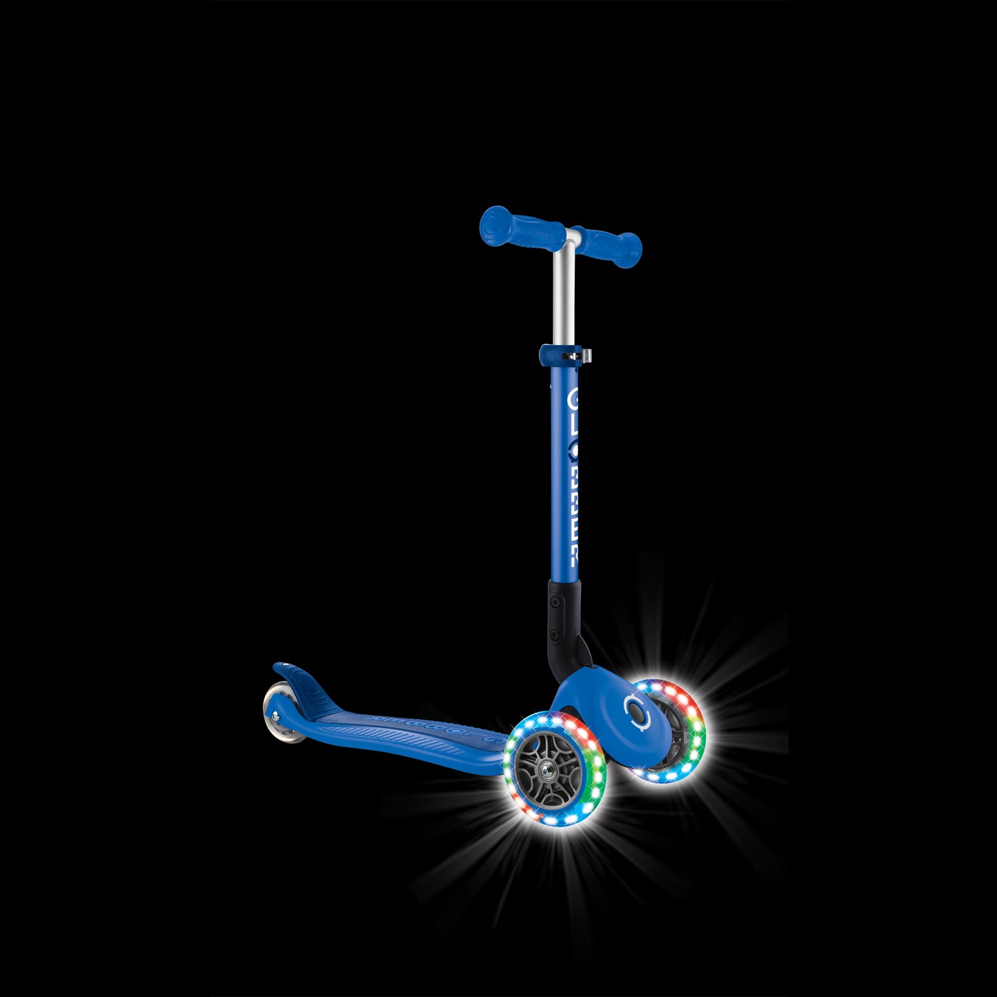 Globber Junior Foldable Lights - Navy Blue (2+yrs)