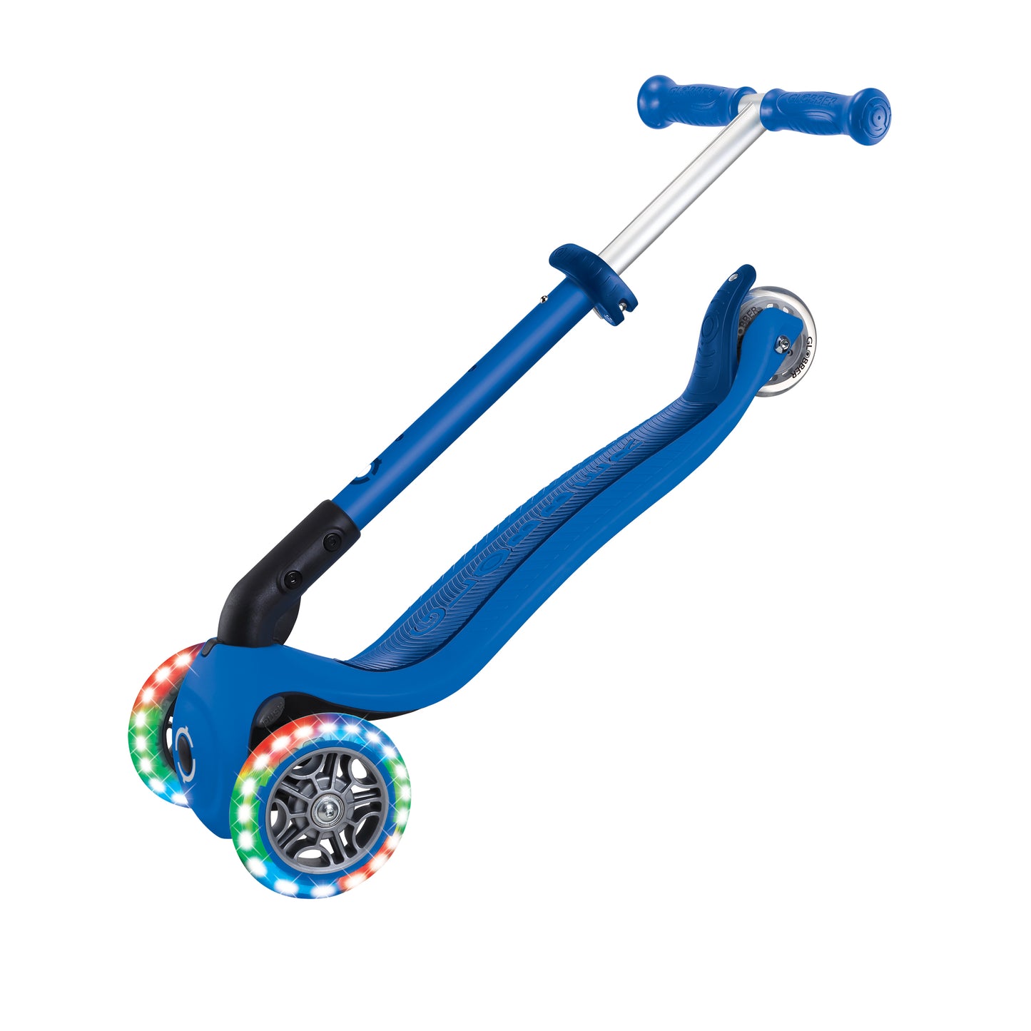 Globber Junior Foldable Lights - Navy Blue (2+yrs)