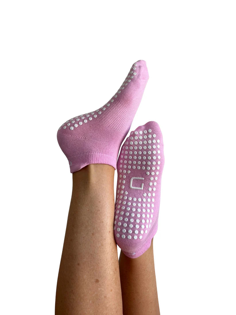GSOXS Classic Grip Sock - Baby Pink
