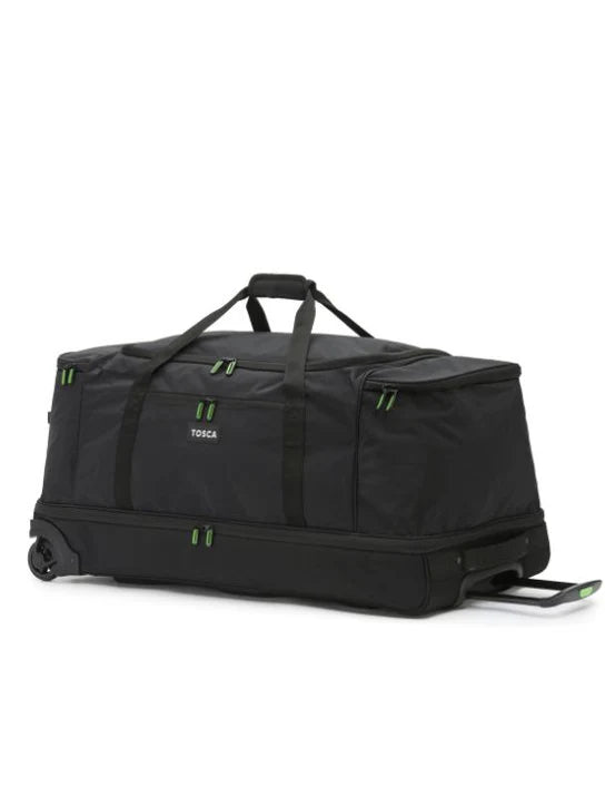 Tosca Large 85cm Split Compartment Wheel Bag - Black