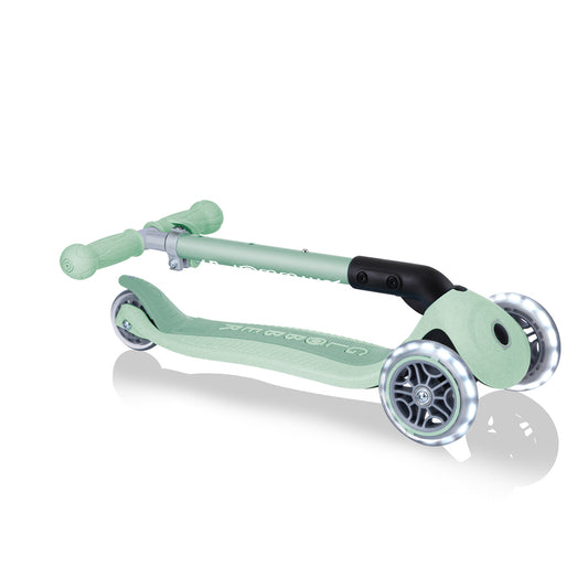 Globber Junior Foldable Lights Ecologic- Pistachio (2+yrs)