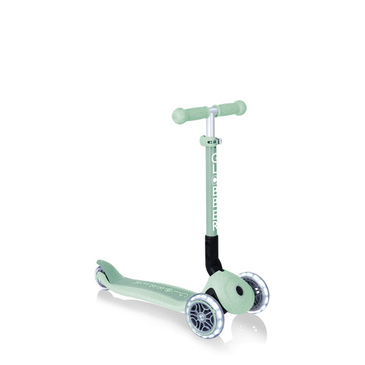 Globber Junior Foldable Lights Ecologic- Pistachio (2+yrs)