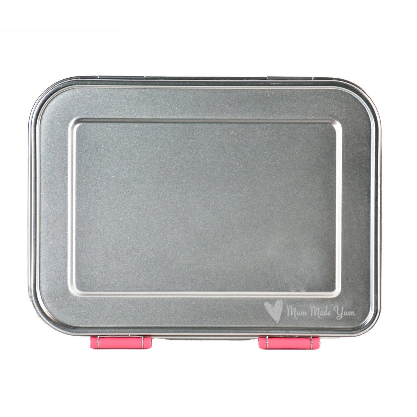 Mighty Stainless Steel 3-Compartment Lunchbox - Pink
