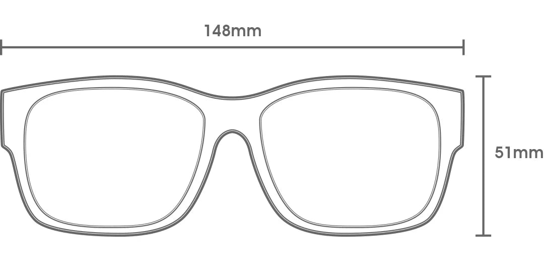 Hack - Matt Black Grey Pol lens