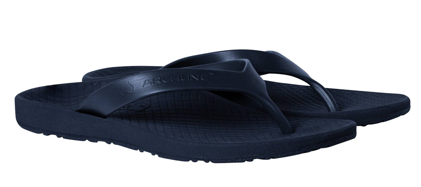 Archline Kids Orthotic Flip Flops – Navy