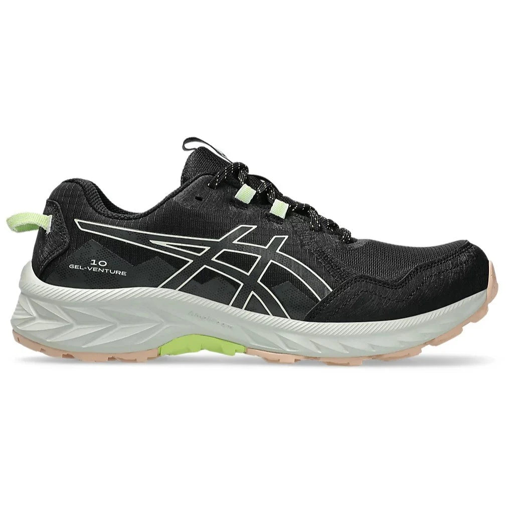 Asics Gel Venture 10 Womens Trail Running - Black/Whisper Green