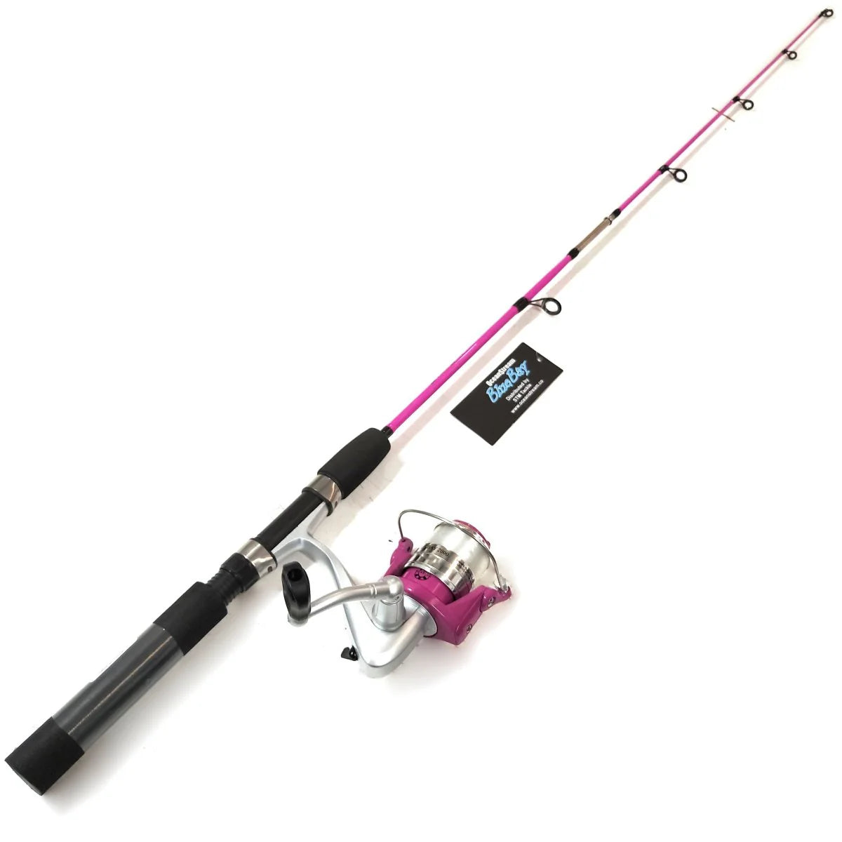 OceanStream Blue Bay Rod Reel Combo - 4ft Pink