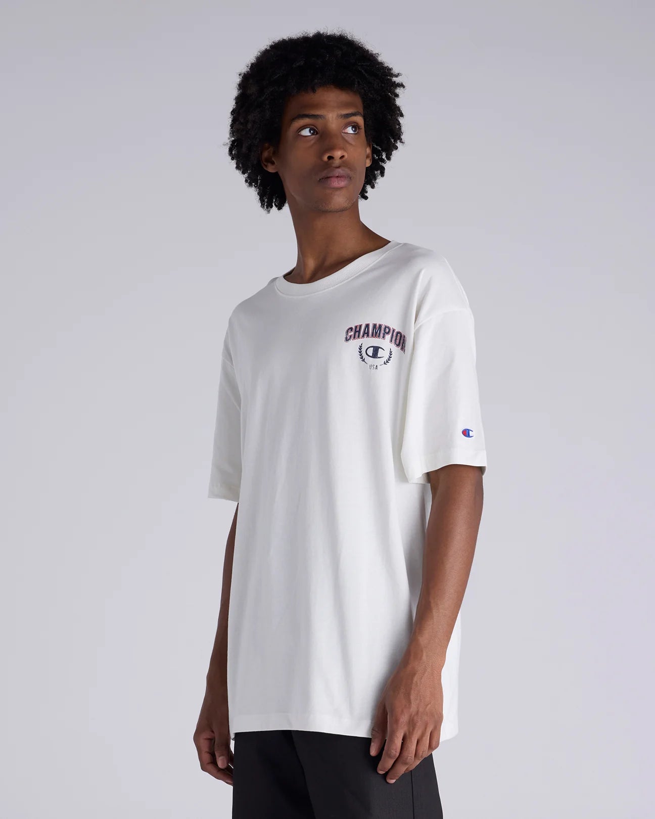 Champion Legacy Graphic Tee - Ivory White