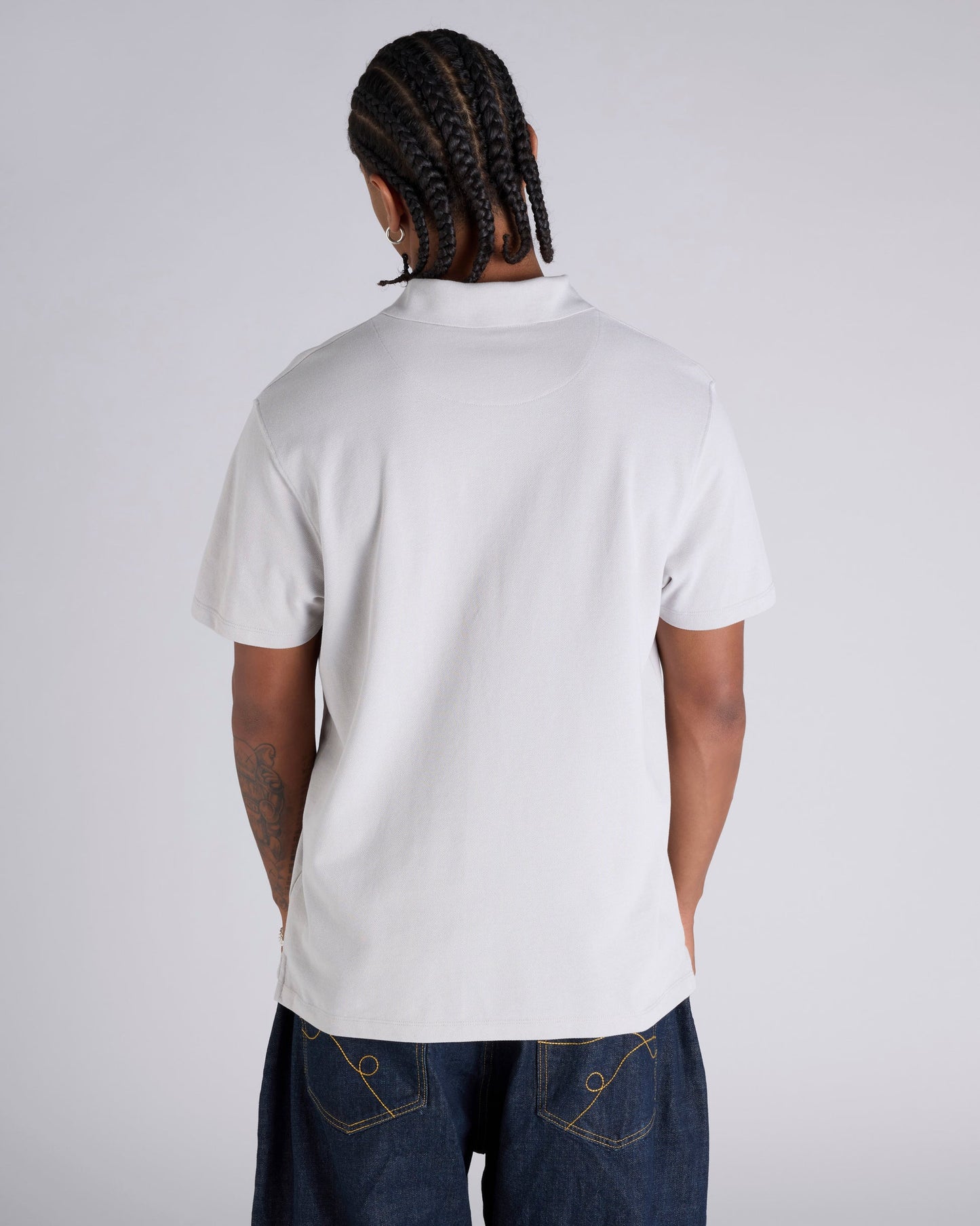 Champion Script Pique Polo - Albatross