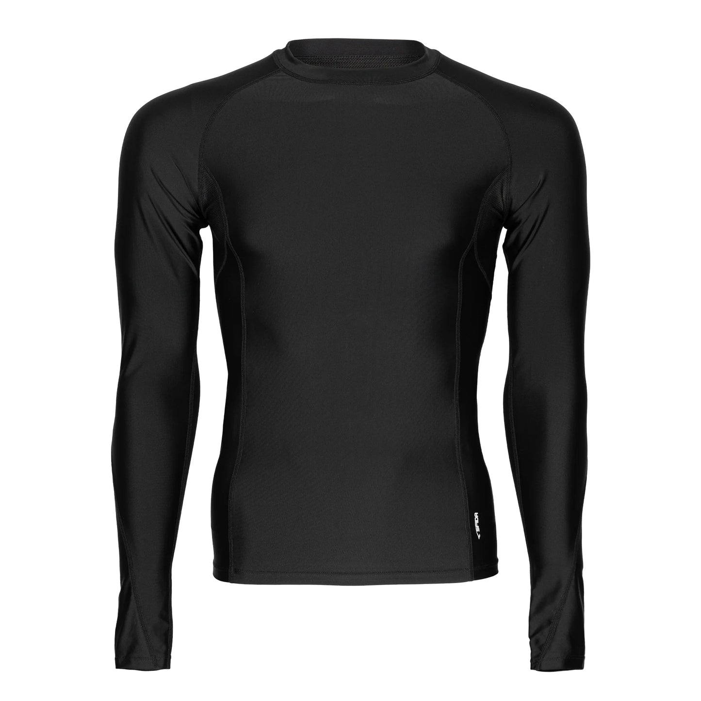 Sfida Compression Mens Long Sleeve Top - Black