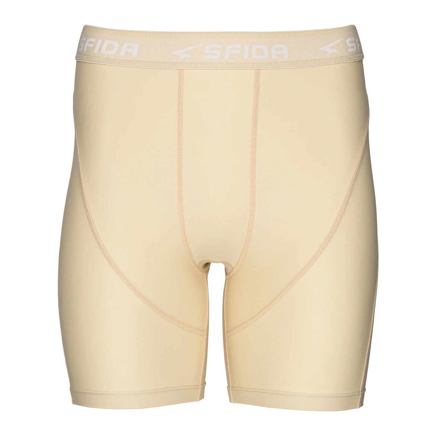 Sfida Compression Mens Half Short - Cream