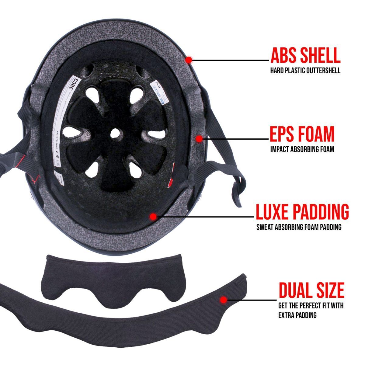 Core Street Helmet - Black/Black
